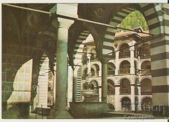 Carte poștală Bulgaria Rila Manastirea Milenkova aripa 1 *