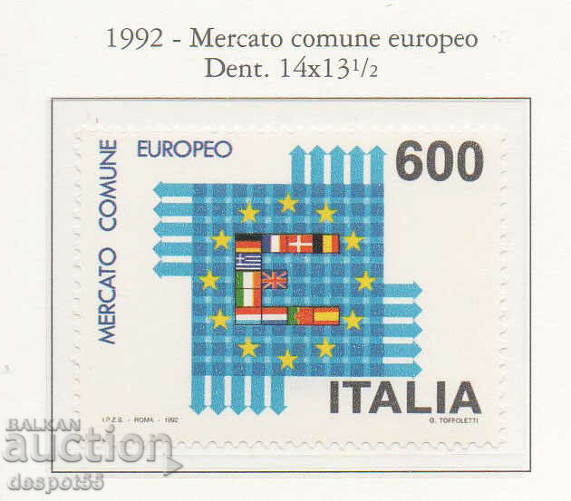 1992. Ιταλία. Ενιαία Ευρωπαϊκή Αγορά.