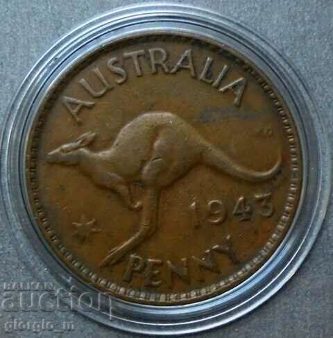 Австралия 1 пени 1943
