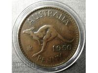 Australia 1 bănuț 1950
