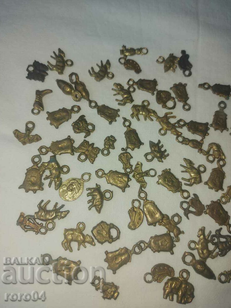 NECKLACE - PENDANTS - BRONZE - 124 GRAMS - 5