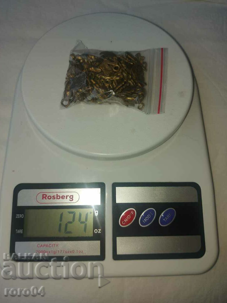 NECKLACE - PENDANTS - BRONZE - 124 GRAMS - 7