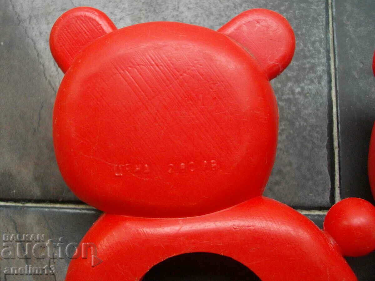 SOC BULGARIAN CHILDREN'S TOY BEARS - 5 SOC BULGARIAN CHILDREN'S TOY BEARS - 5