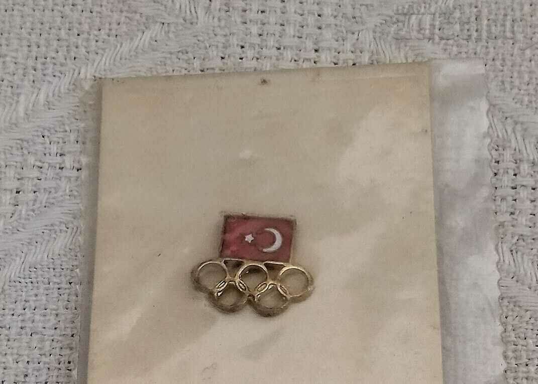TURKEY KNOC OLYMPIC GAMES OLD BADGE with price 12.00 BGN | € 6.14