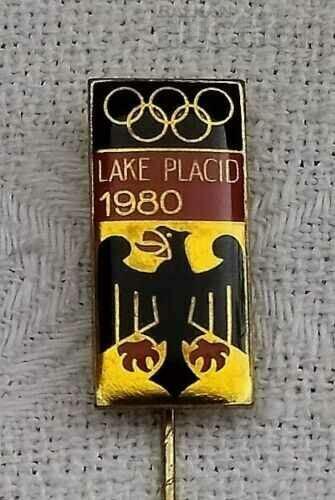 AUSTRIA LAKE PLACID 1980 INSIGNA JOCULUI OLIMPICE