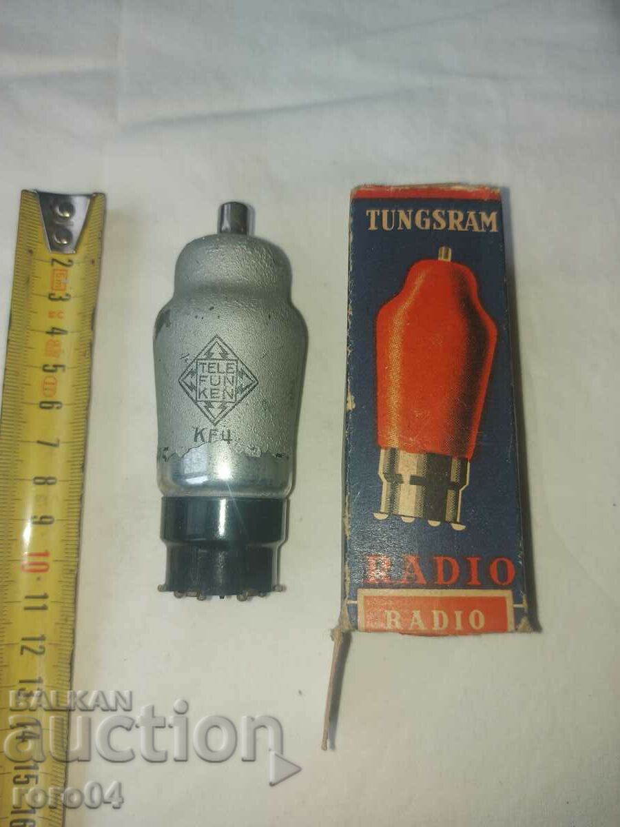 TELEFUNKEN KF 4 RADIO LAMP with price 17.99 BGN | € 9.20 TELEFUNKEN KF 4 RADIO LAMP with price 17.99 BGN | € 9.20