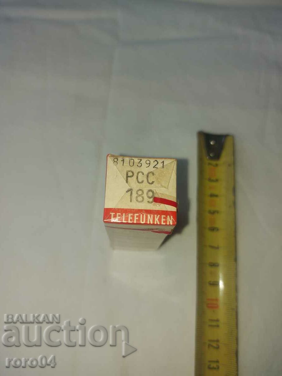 TELEFUNKEN PCC 189 ΛΑΜΠΑ ΡΑΔΙΟΦΩΝΟΥ - ΚΑΙΝΟΥΡΓΙΟ - 5 TELEFUNKEN PCC 189 ΛΑΜΠΑ ΡΑΔΙΟΦΩΝΟΥ - ΚΑΙΝΟΥΡΓΙΟ - 5