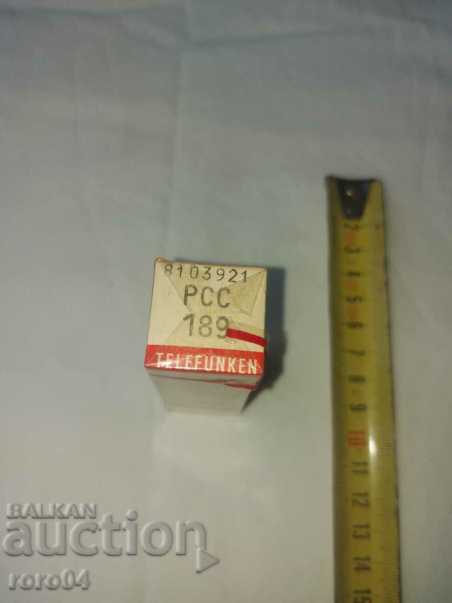 TELEFUNKEN PCC 189 ΛΑΜΠΑ ΡΑΔΙΟΦΩΝΟΥ - ΚΑΙΝΟΥΡΓΙΟ - 7 TELEFUNKEN PCC 189 ΛΑΜΠΑ ΡΑΔΙΟΦΩΝΟΥ - ΚΑΙΝΟΥΡΓΙΟ - 7