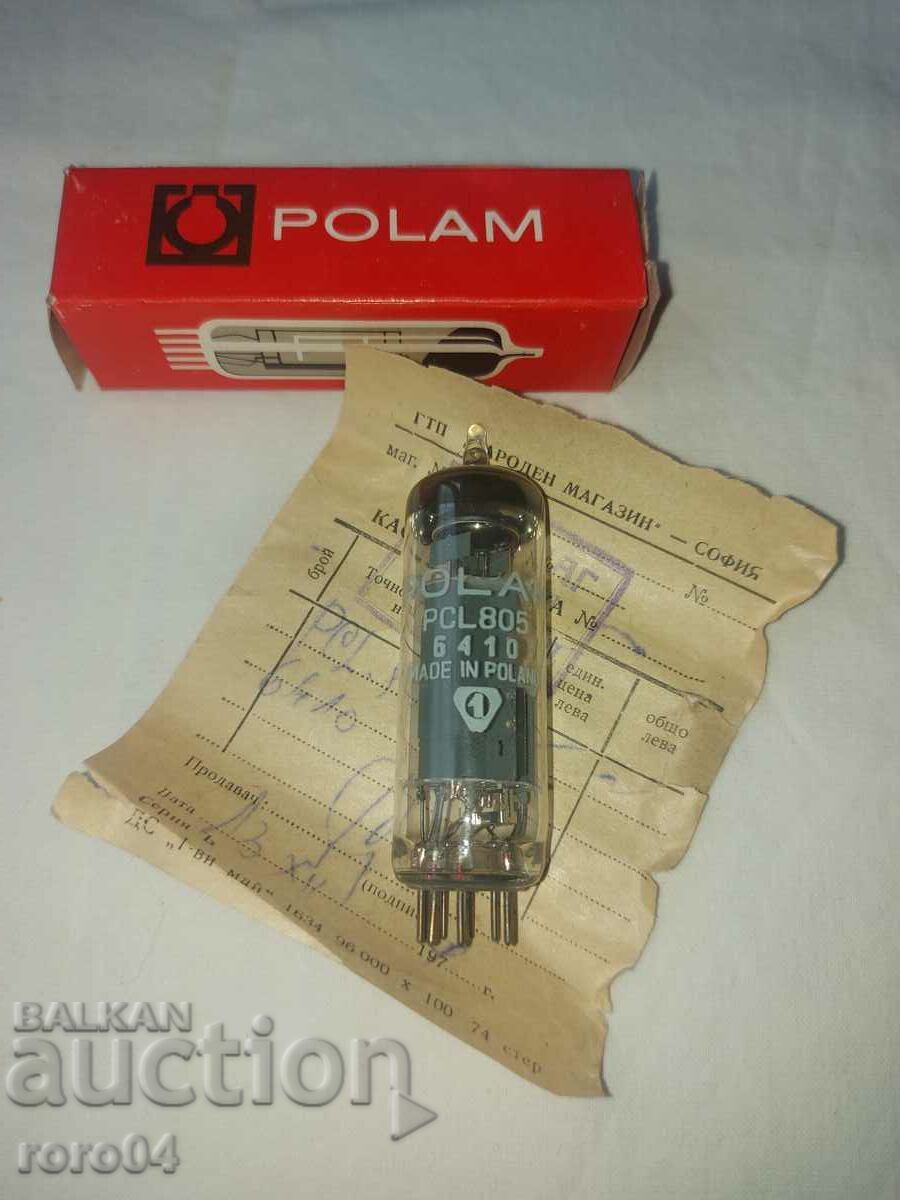 РАДИОЛАМПА POLAM PCL 805 - NEW