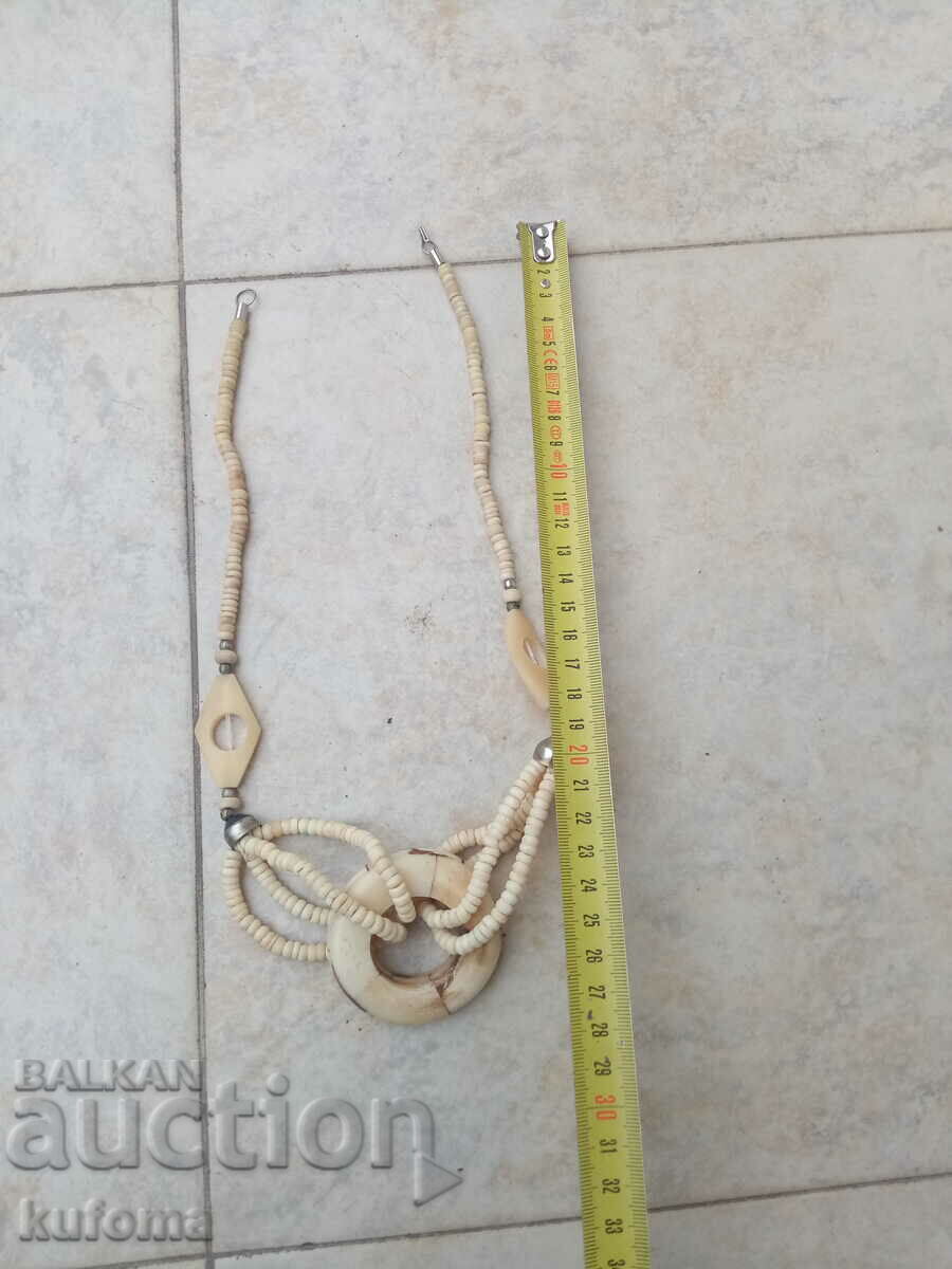 Old bone necklace with price 29.99 BGN | € 15.33