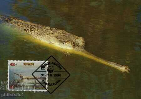 Delivery of Bangladesh 1990 - 4 cards Maximum - WWF Delivery of Bangladesh 1990 - 4 cards Maximum - WWF