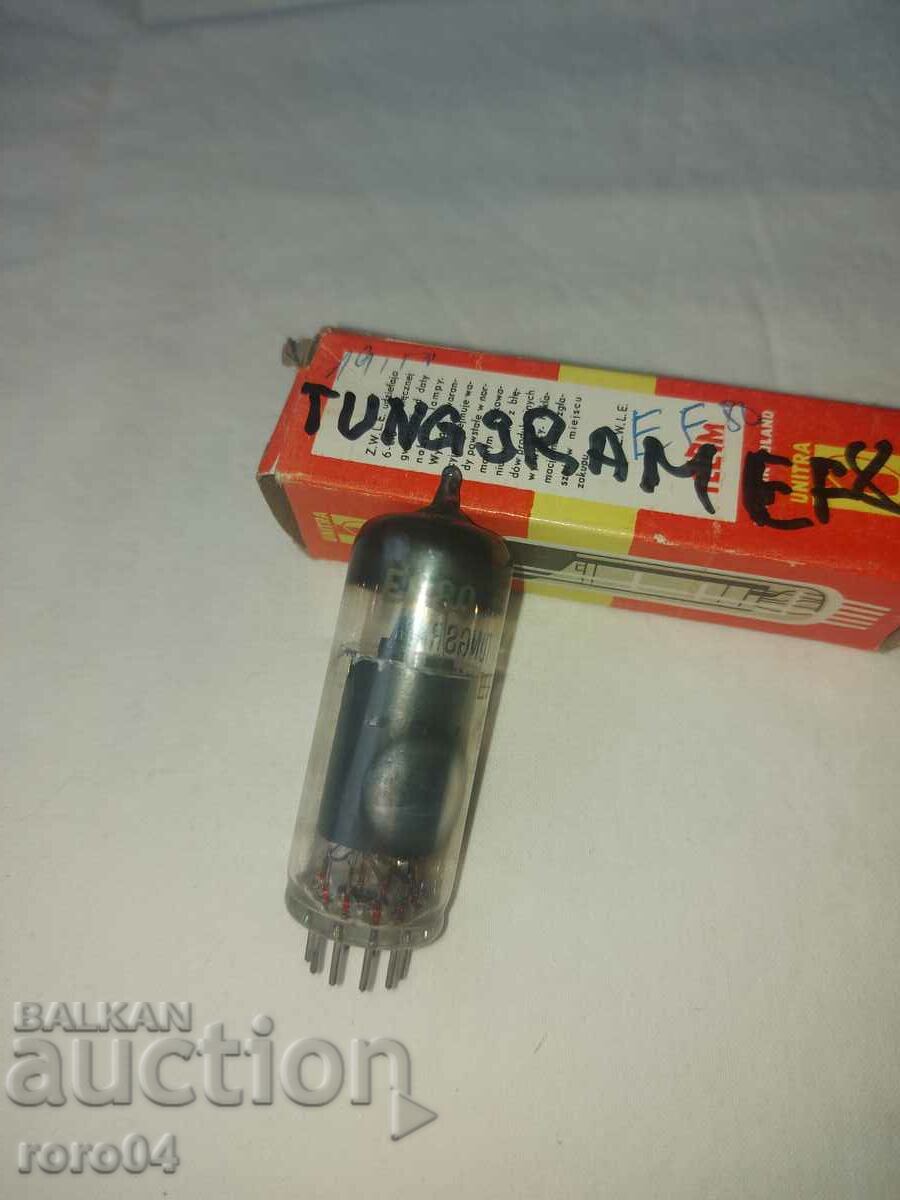 Auction RADIO LAMP TUNGSRAM EF 80 - NEW Auction RADIO LAMP TUNGSRAM EF 80 - NEW