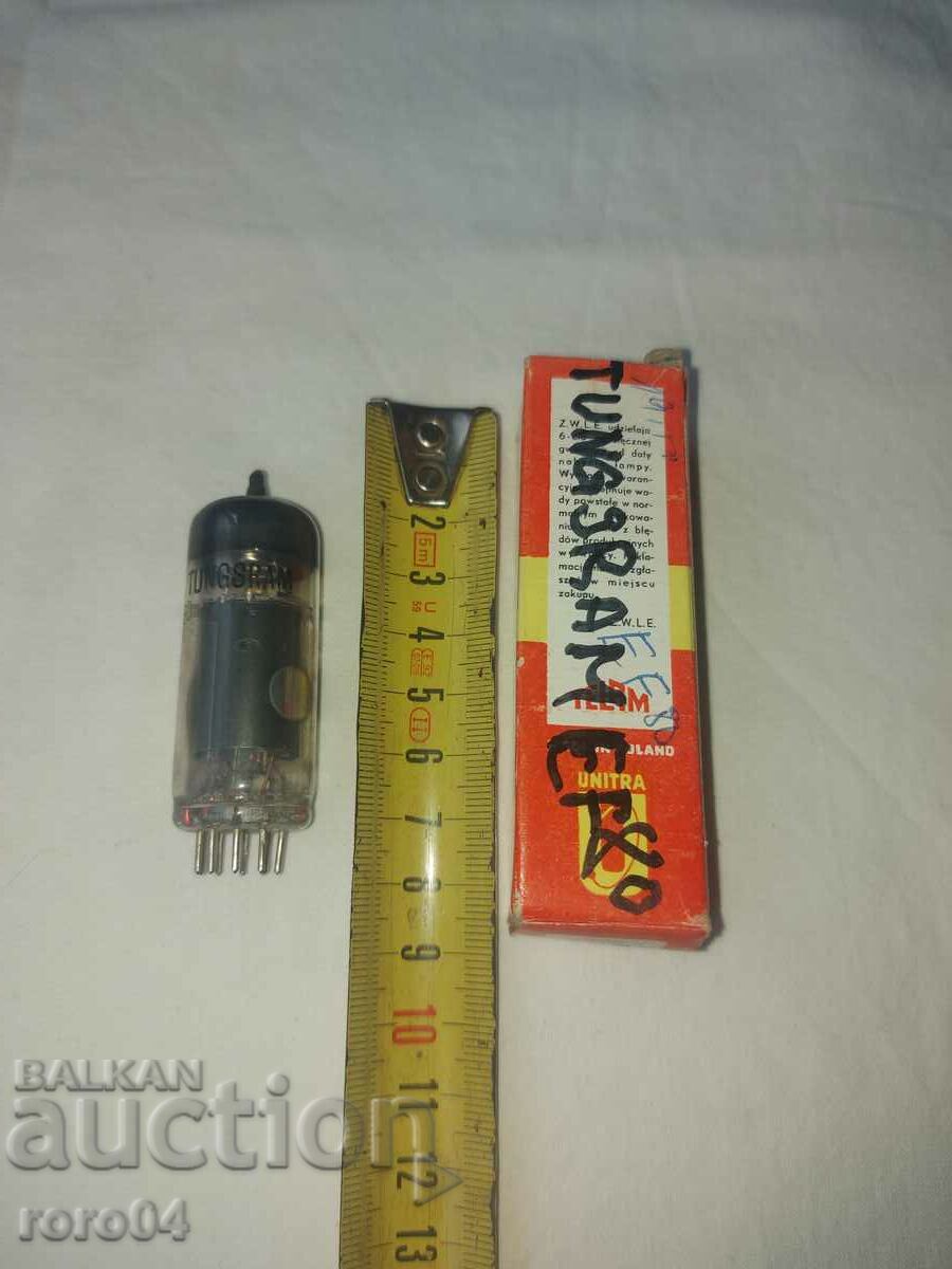 RADIO LAMP TUNGSRAM EF 80 - NEW - 5 RADIO LAMP TUNGSRAM EF 80 - NEW - 5
