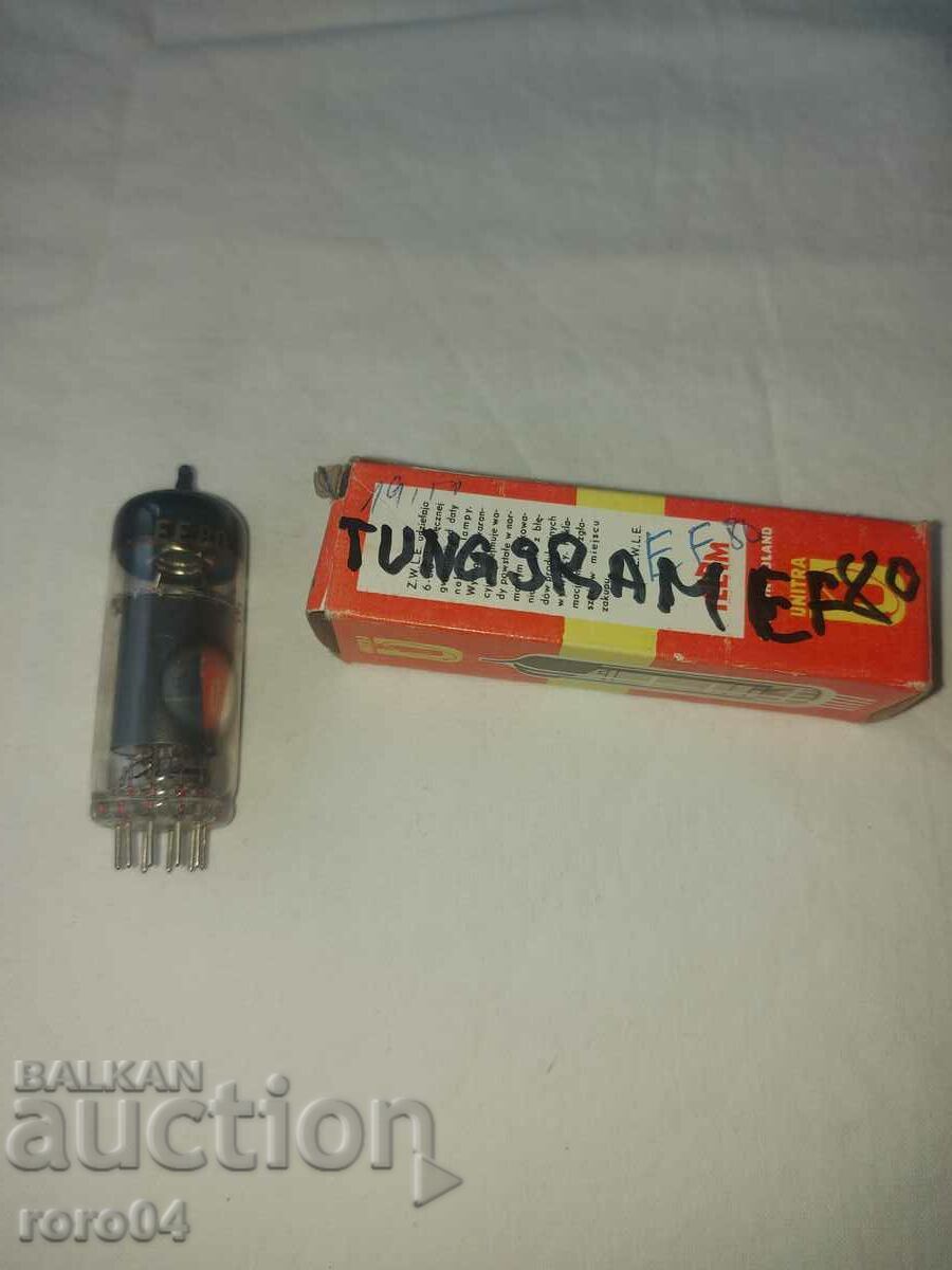 RADIO LAMP TUNGSRAM EF 80 - NEW RADIO LAMP TUNGSRAM EF 80 - NEW