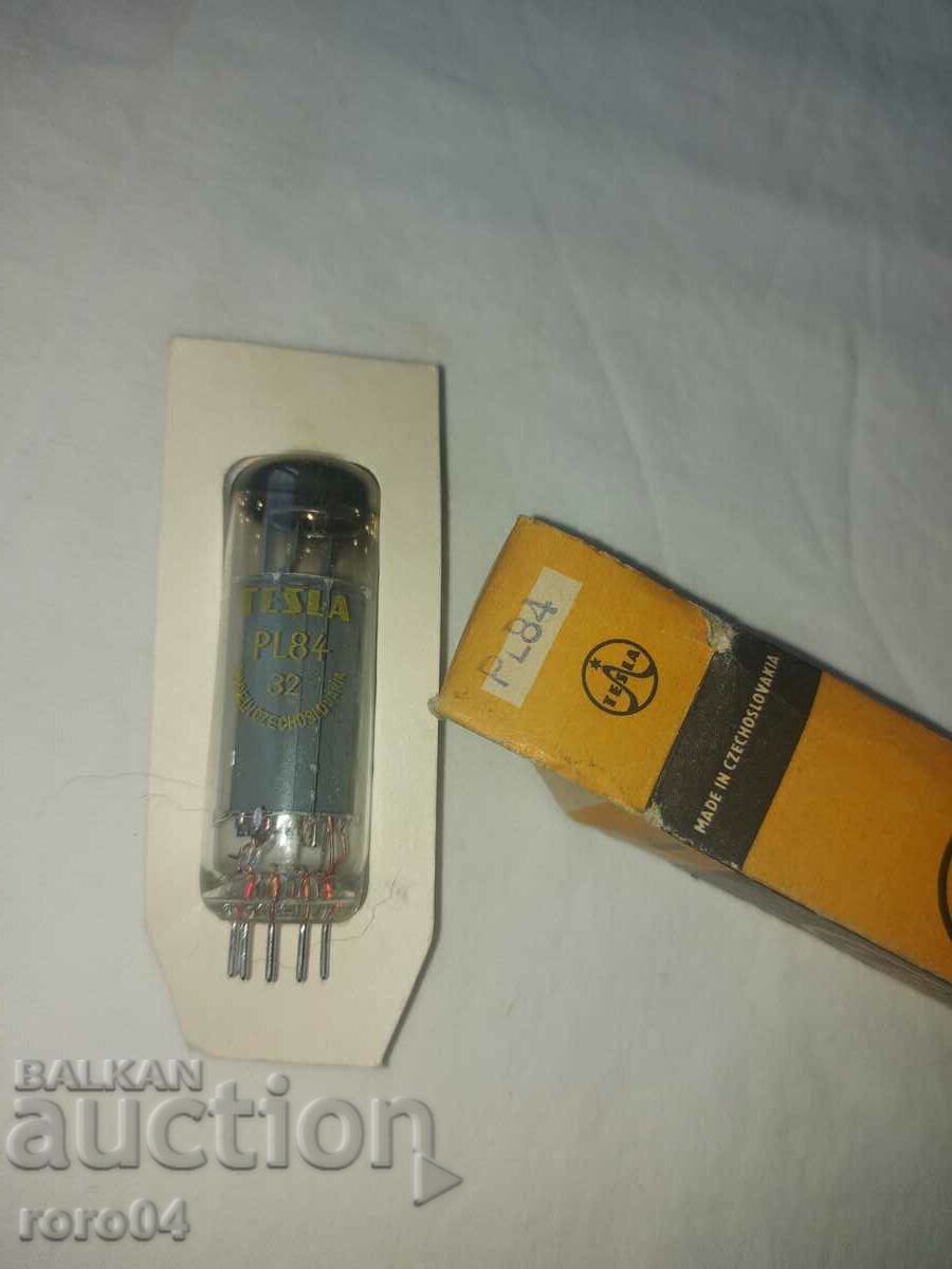 Delivery of RADIO LAMP TESLA PL 84 - NEW Delivery of RADIO LAMP TESLA PL 84 - NEW