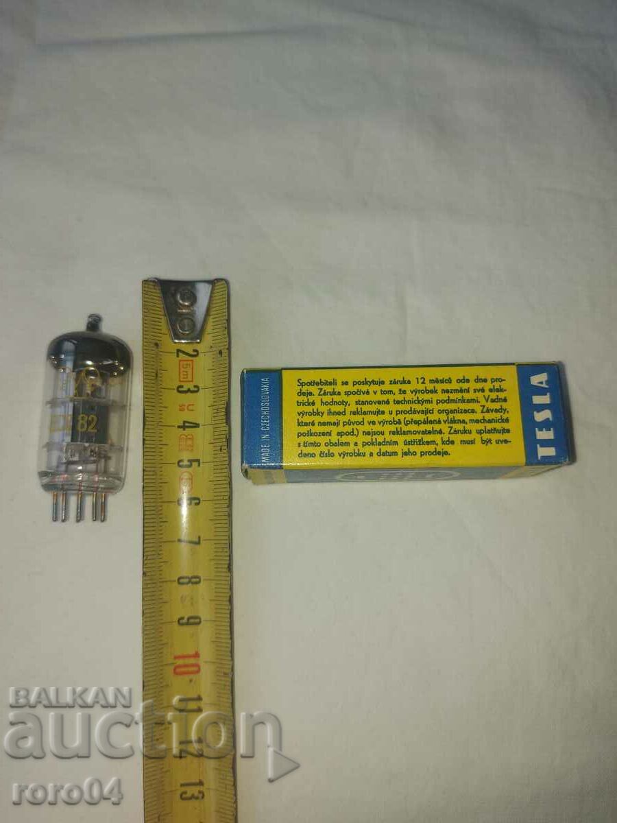 Delivery of TESLA ECC 82 RADIO LAMP - NEW Delivery of TESLA ECC 82 RADIO LAMP - NEW