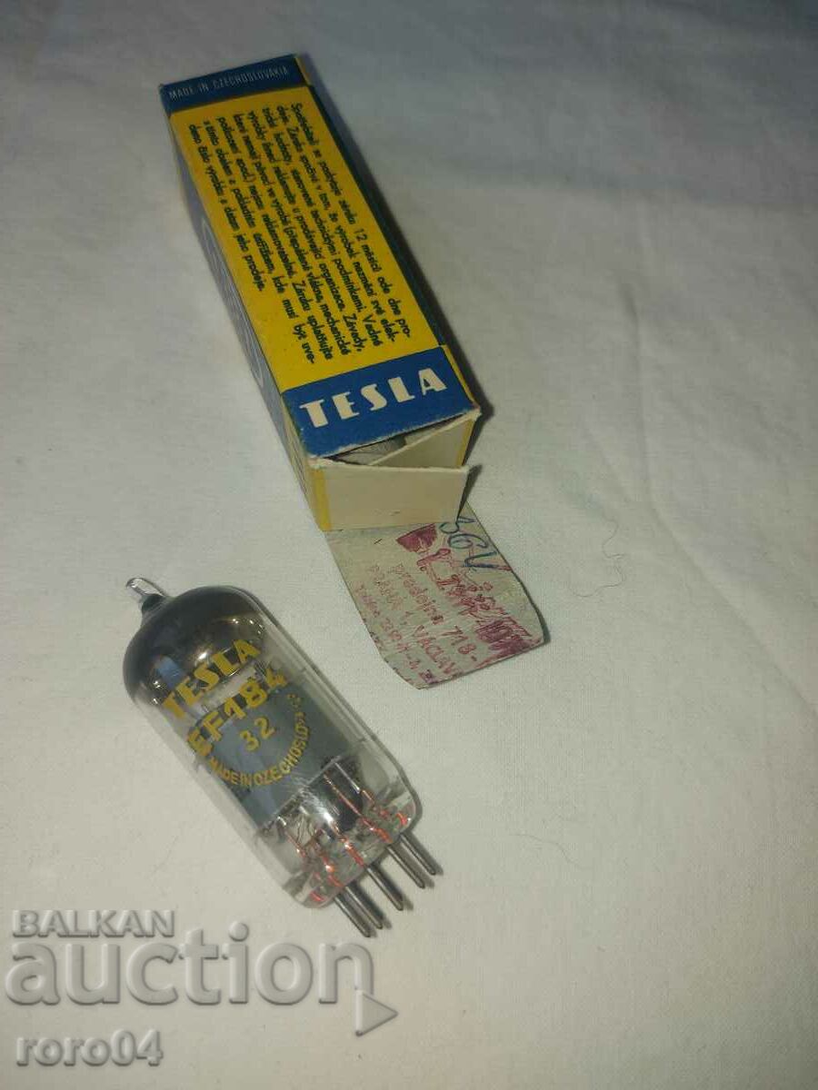 RADIO LAMP TESLA EF 184 - NEW - 5