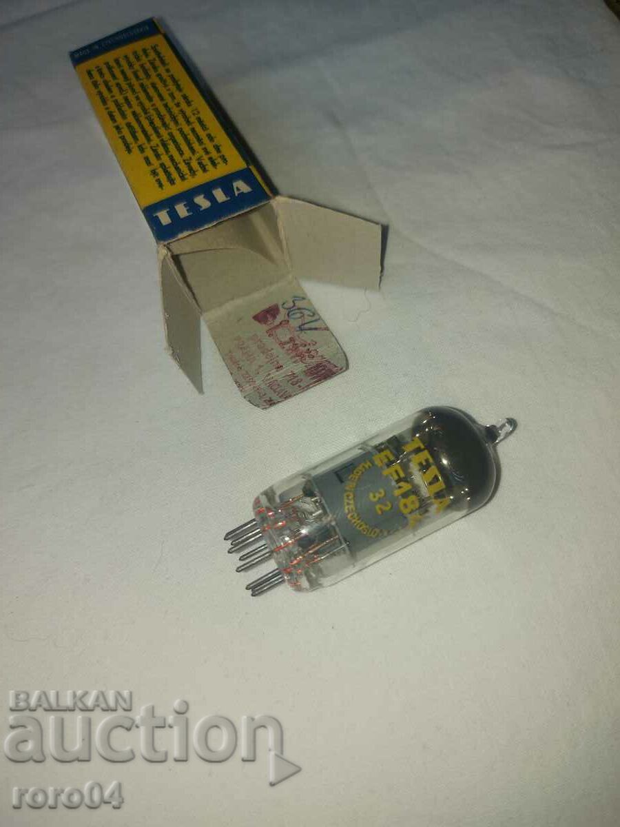 RADIO LAMP TESLA EF 184 - NEW - 6