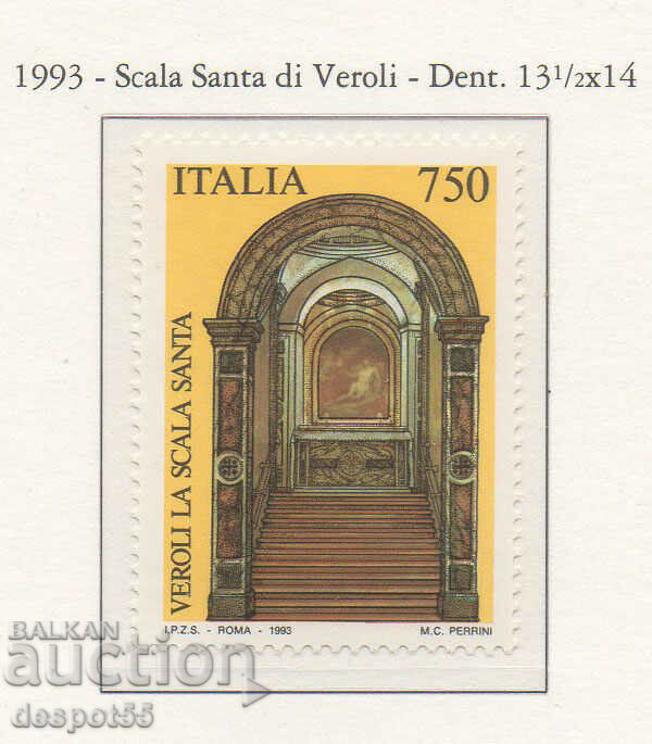 1993. Italia. Scara sacră a templului din Veroli.