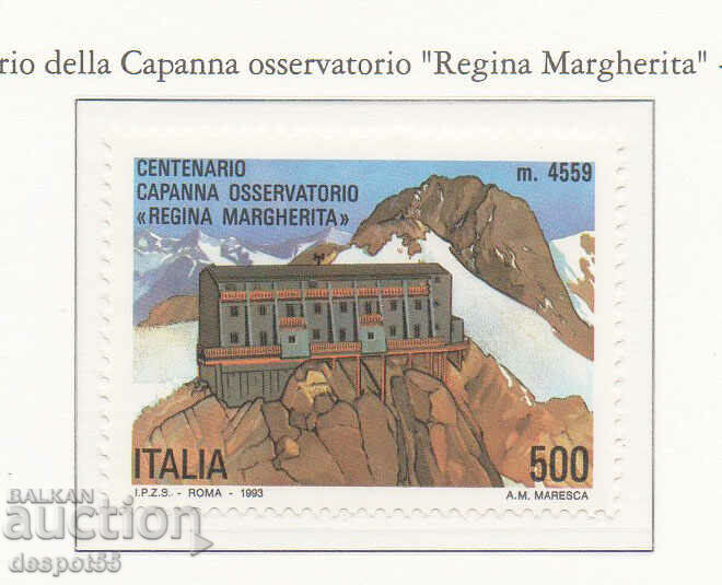 1993. Italy. 100 years of the Regina Margarita Observatory.