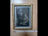 Framed picture - old reproduction Vase Brothers