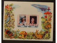 Nevis 1985 Personalities/Aircraft/Birds Block MNH