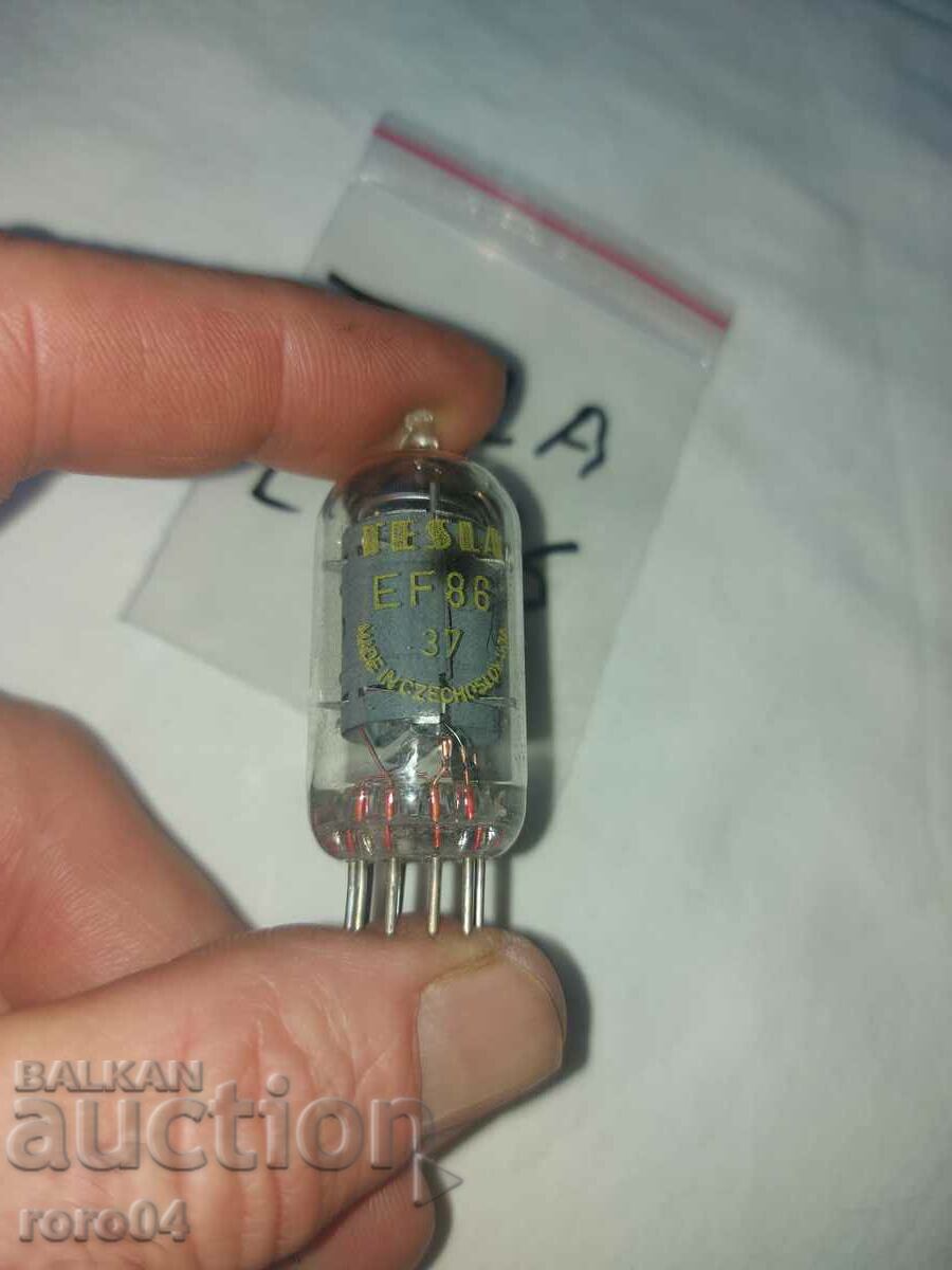 RADIO LAMP TESLA EF 86 - NEW - 1 - 5 RADIO LAMP TESLA EF 86 - NEW - 1 - 5
