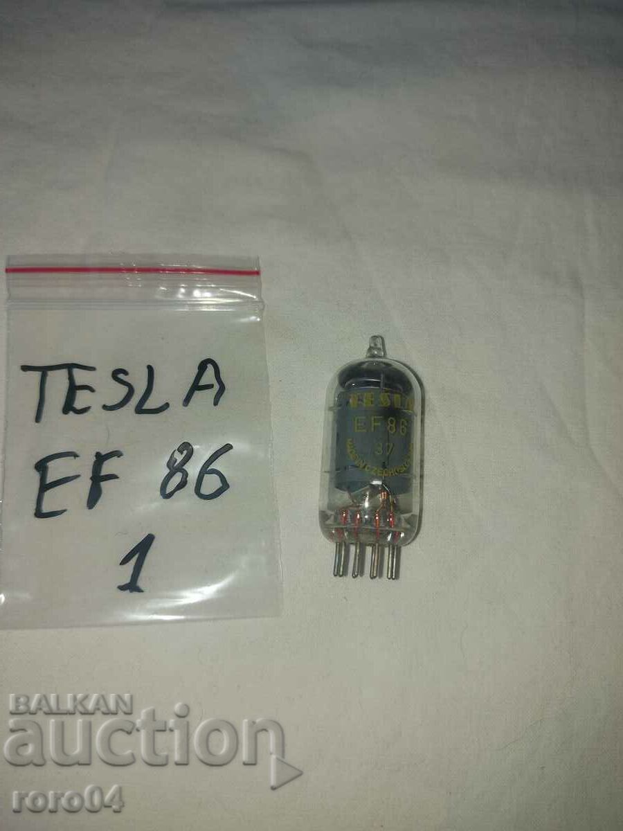 LAMPĂ RADIO TESLA EF 86 - NOU - 1 LAMPĂ RADIO TESLA EF 86 - NOU - 1