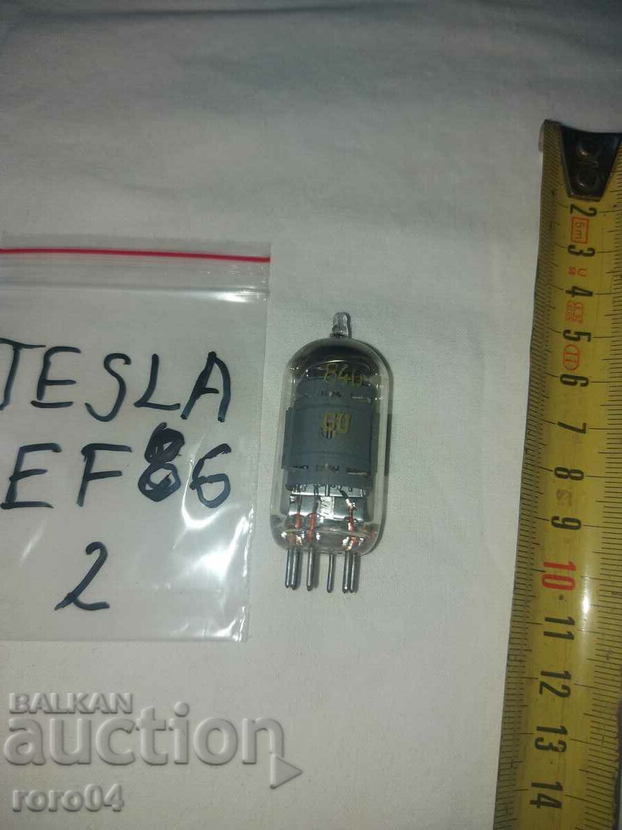 Auction RADIO LAMP TESLA EF 86 - NEW - 2 Auction RADIO LAMP TESLA EF 86 - NEW - 2