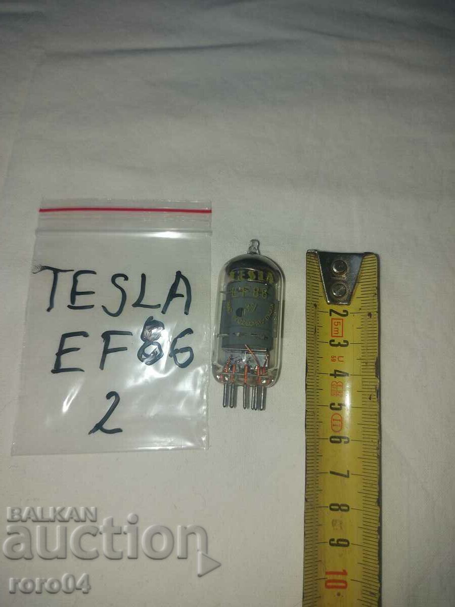 Παράδοση ΛΑΜΠΑ ΡΑΔΙΟΦΩΝΟΥ TESLA EF 86 - ΚΑΙΝΟΥΡΓΙΟ - 2