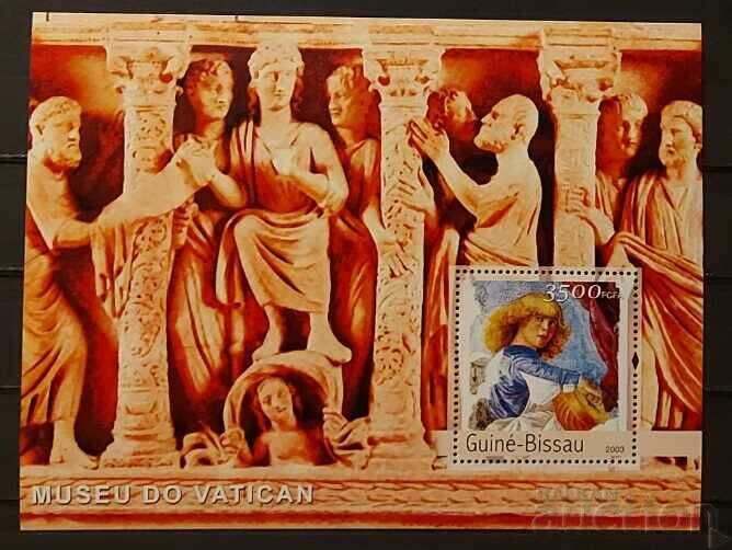 Гвинея Бисау 2003 Изкуство/Картини/Ватикана Блок 12 € MNH