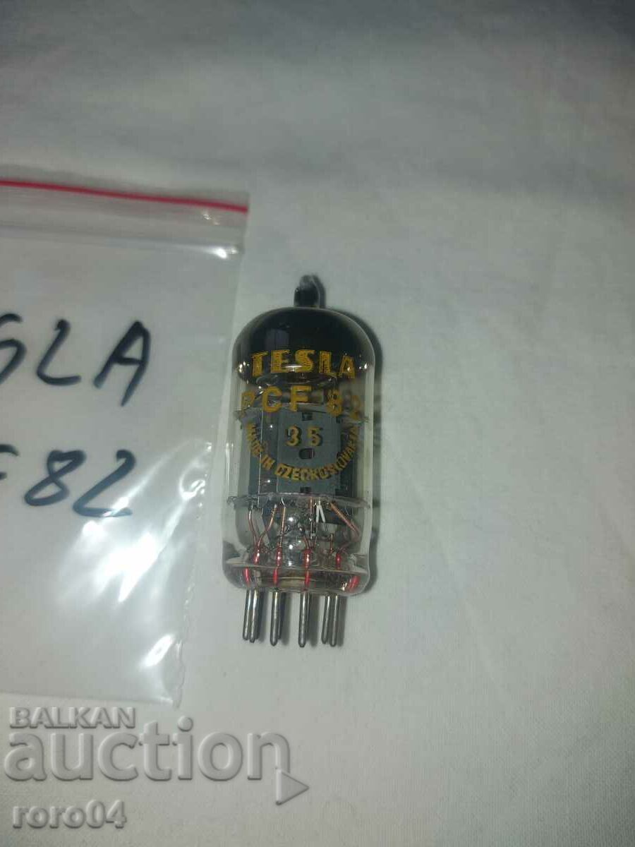 ΛΑΜΠΑ ΡΑΔΙΟΦΩΝΟΥ TESLA PCF 82 - ΚΑΙΝΟΥΡΓΙΑ με τιμή € 5.33 | 10.42 BGN