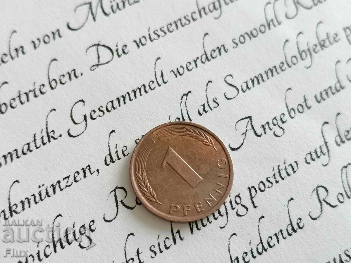 Νόμισμα - Γερμανία - 1 pfennig 1985; Σειρά J