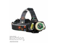 Headlamp T6 with 1 x XMLT6 and 2 x COB LEDs, ZOOM functions