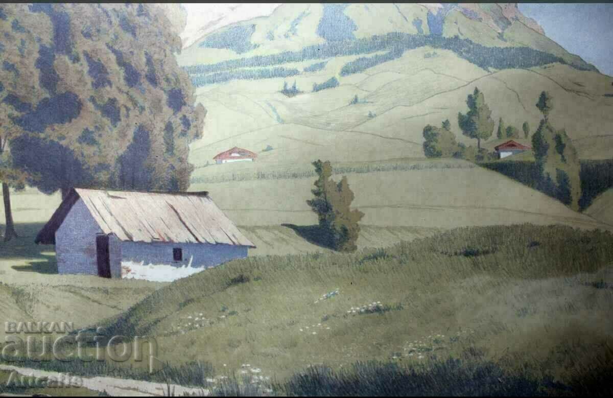 Delivery of Large color lithograph Delivery of Large color lithograph