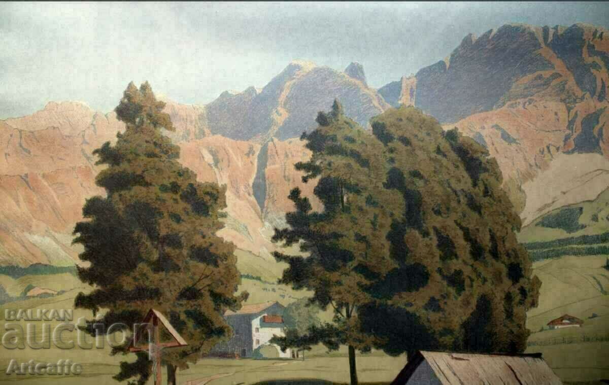 Large color lithograph - 5 Large color lithograph - 5