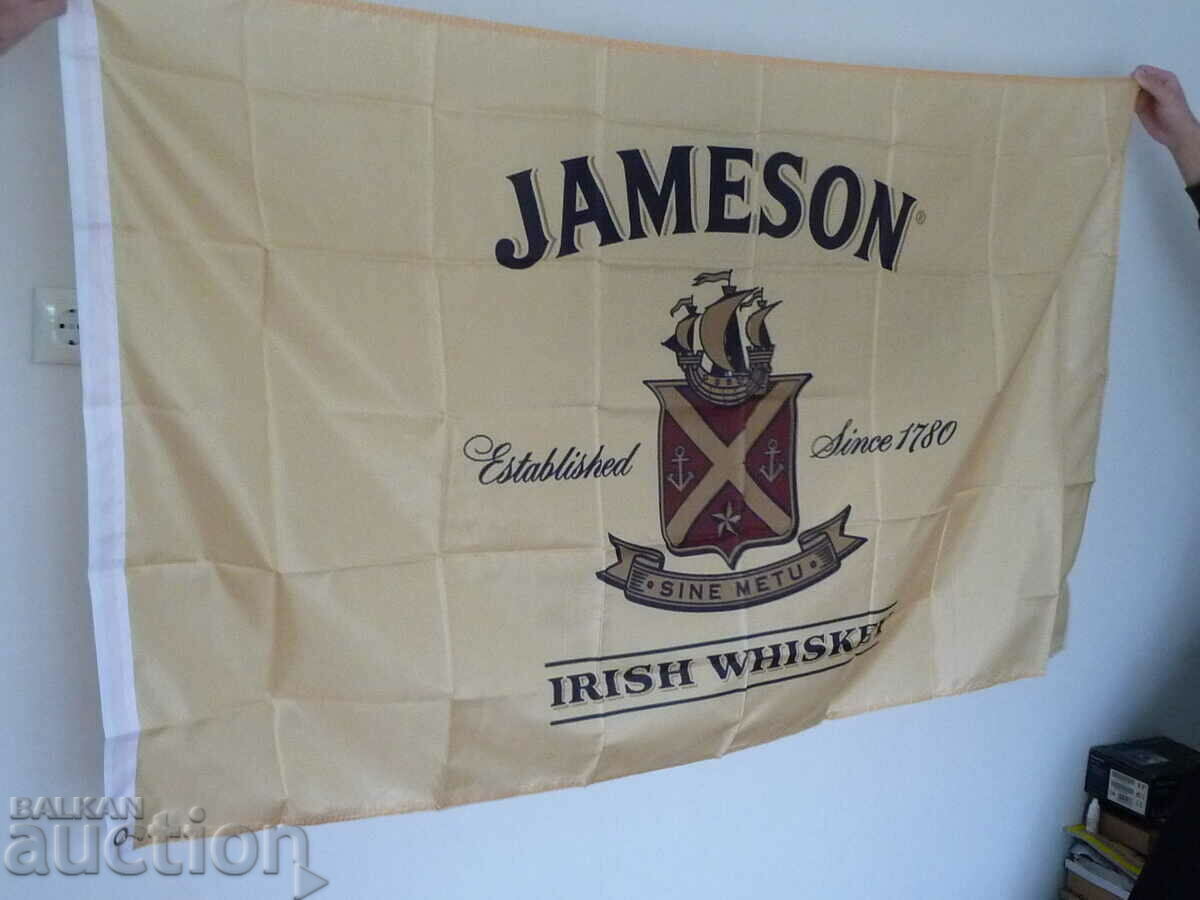 Jameson Irish Whisky Flag Advertising Bar Disco Whisky cu preț 25.00 BGN | € 12.78