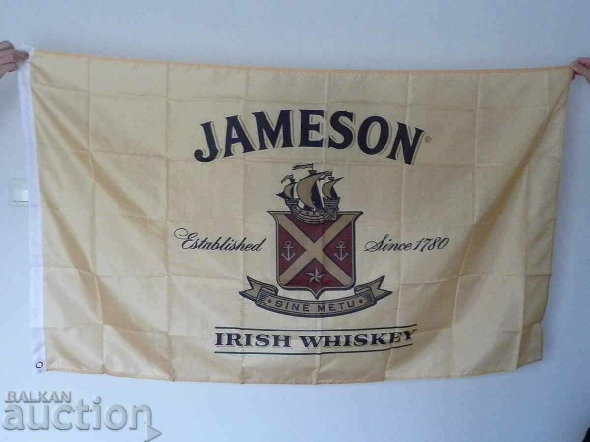 Jameson ирландско уиски знаме рекламно бар дискотека whiskey