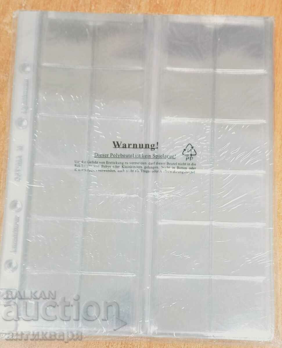 OPTIMA sheets for coins up to 34mm. with price 15.00 BGN | € 7.67 OPTIMA sheets for coins up to 34mm. with price 15.00 BGN | € 7.67