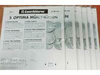 OPTIMA sheets for coins up to 34mm. 24 pcs per sheet