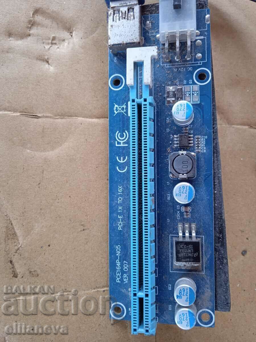 Extender video card motherboard with usb with price 15.00 BGN | € 7.67 Extender video card motherboard with usb with price 15.00 BGN | € 7.67