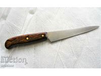 Swedish knife with marble wood handle