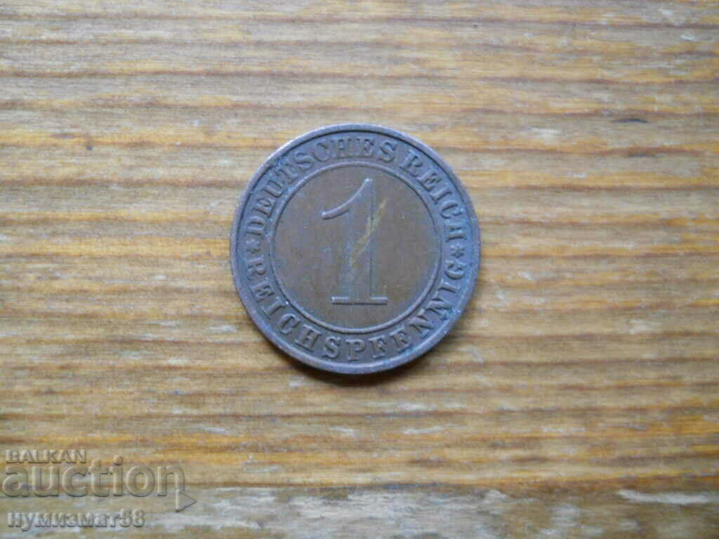 1 pfennig 1935 - Germany ( A ) reichspfennig