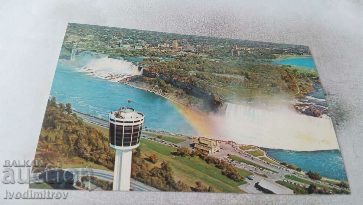 General View of Niagara Falls 1977 postcard