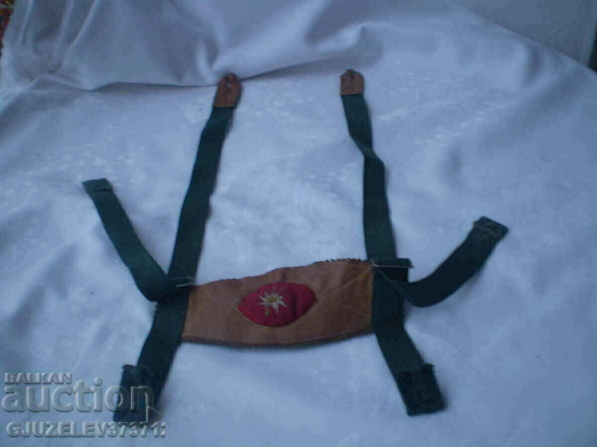 Vintage Children's Suspenders Embroidered Edelweiss with price 46.00 BGN | € 23.52