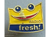 33458 Βουλγαρία λογότυπο Radio Fresh σε καρφίτσα