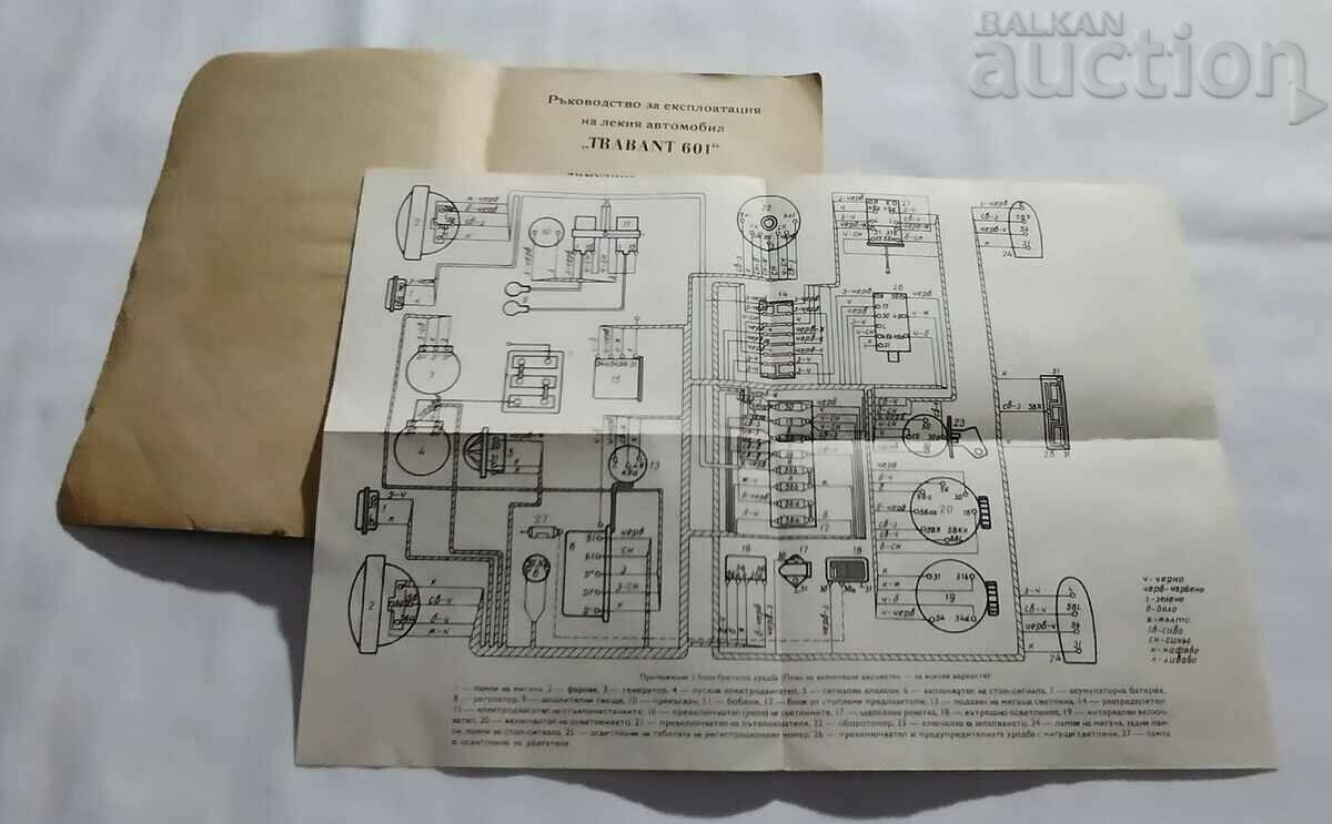 TRABANT 601 OPERATING MANUAL 1979 with price 25.00 BGN | € 12.78 TRABANT 601 OPERATING MANUAL 1979 with price 25.00 BGN | € 12.78
