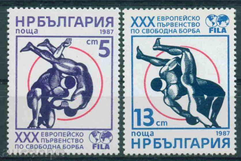 3587 Βουλγαρία 1987 - Ευρωπαϊκή πάλη **