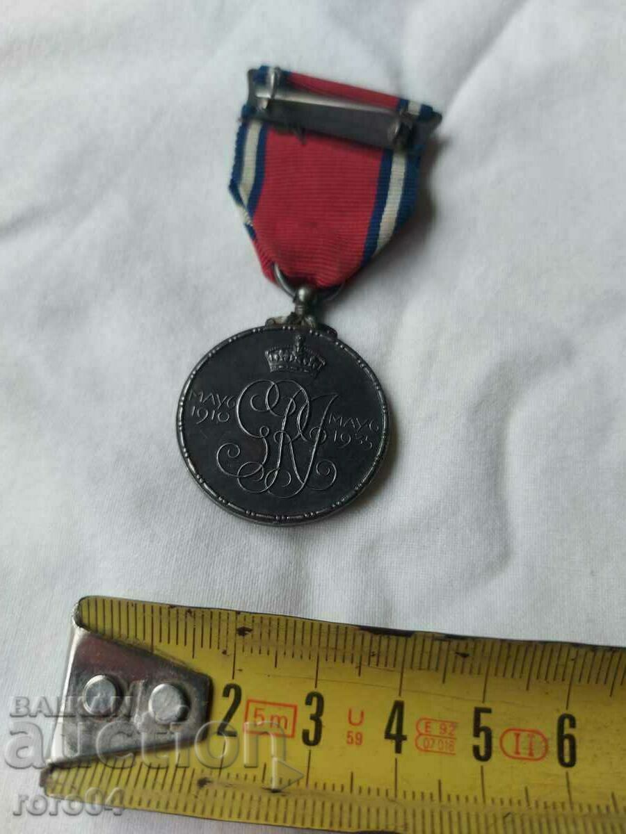 MEDAL - ENGLAND - 1935 - 5 MEDAL - ENGLAND - 1935 - 5