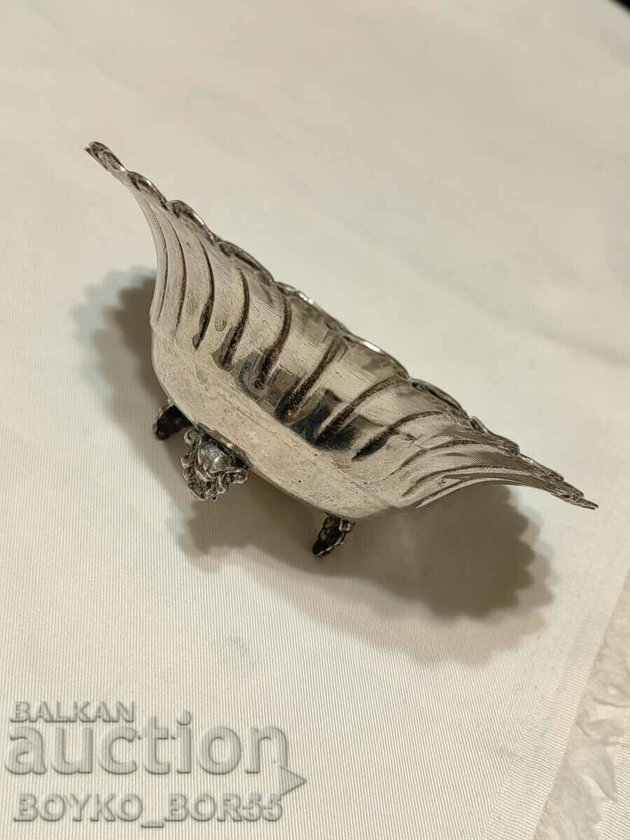 Αντίκα ασημένιο πιάτο με τιμή 329.00 BGN | € 168.22 Αντίκα ασημένιο πιάτο με τιμή 329.00 BGN | € 168.22